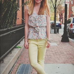 Large Sleeveless Top Birds and Ruffles by Lauren Conrad